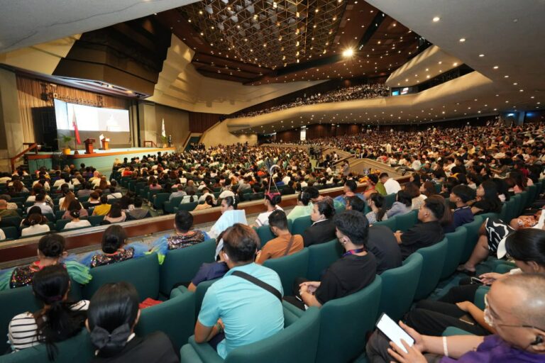 Shincheonji in den Philippinen bei einem asienweiten Seminar für Pastoren und Gläubige